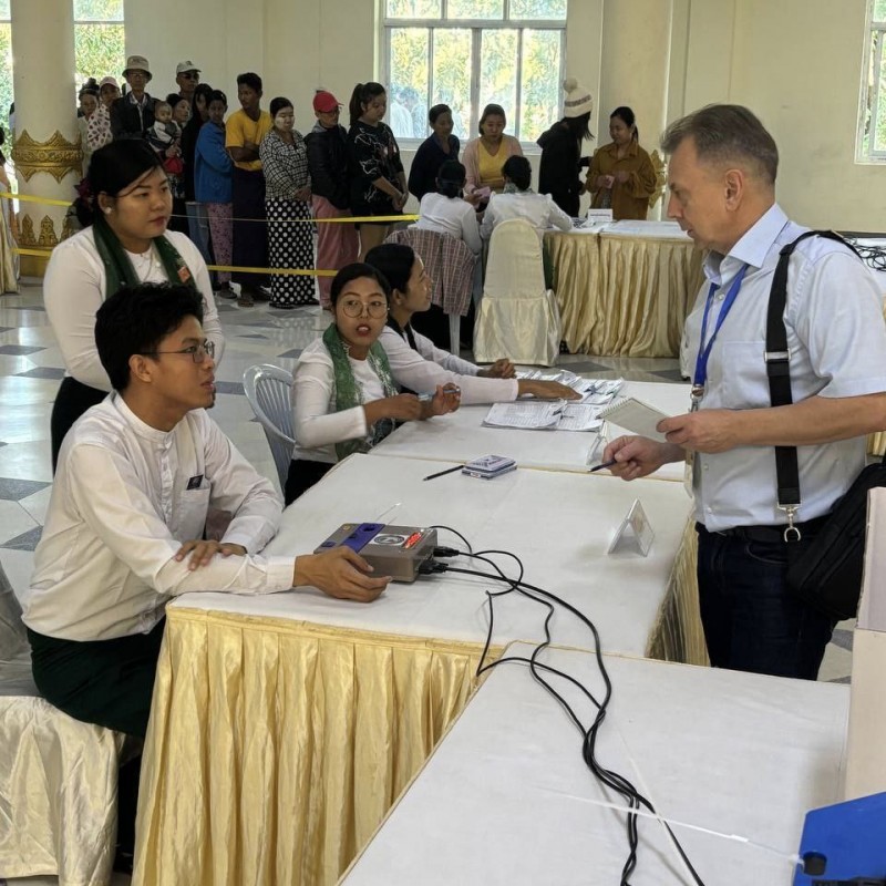 Игорь Борисов наблюдал за всеобщими выборами в Республике Союз Мьянма